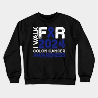 Colon Cancer Awareness Walk 2024 Crewneck Sweatshirt